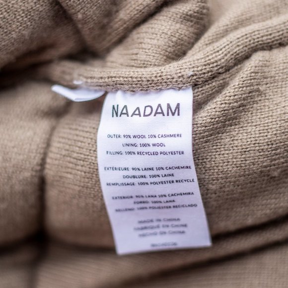 Naadam Merino Cashmere Puffer Jacket, Size Medium - Picture 5 of 11